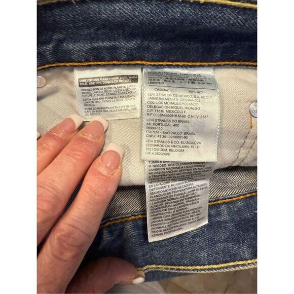 Levi’s 505 Men’s Jeans Size 40/30 Excellent Western Yellowstone Weekend - Picture 7 of 7